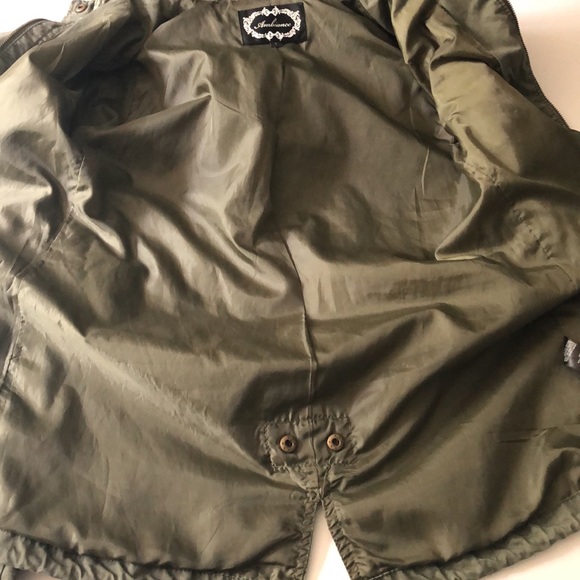 Ambiance Green Utility Cargo Adirondack Jacket Sz S - Picture 9 of 16